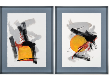 Ibiza I & II - Paper Painting by NOVOCUADRO ART COMPANY - view 2